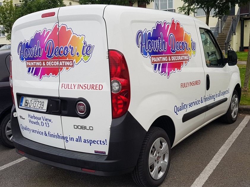 Car Van Vehicle Decal Stickers Graphics Sign Writing Fiat Doblo Opel Combo Painter & Decorator 