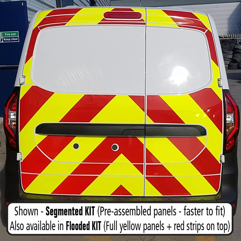 Renault Kangoo 2021–Present no windows chevron kit fitted (double rear doors)