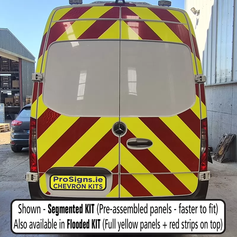 Mercedes Sprinter 2019–Present RWD MR (H2) Chevron Kit – No Windows fitted (double rear doors)