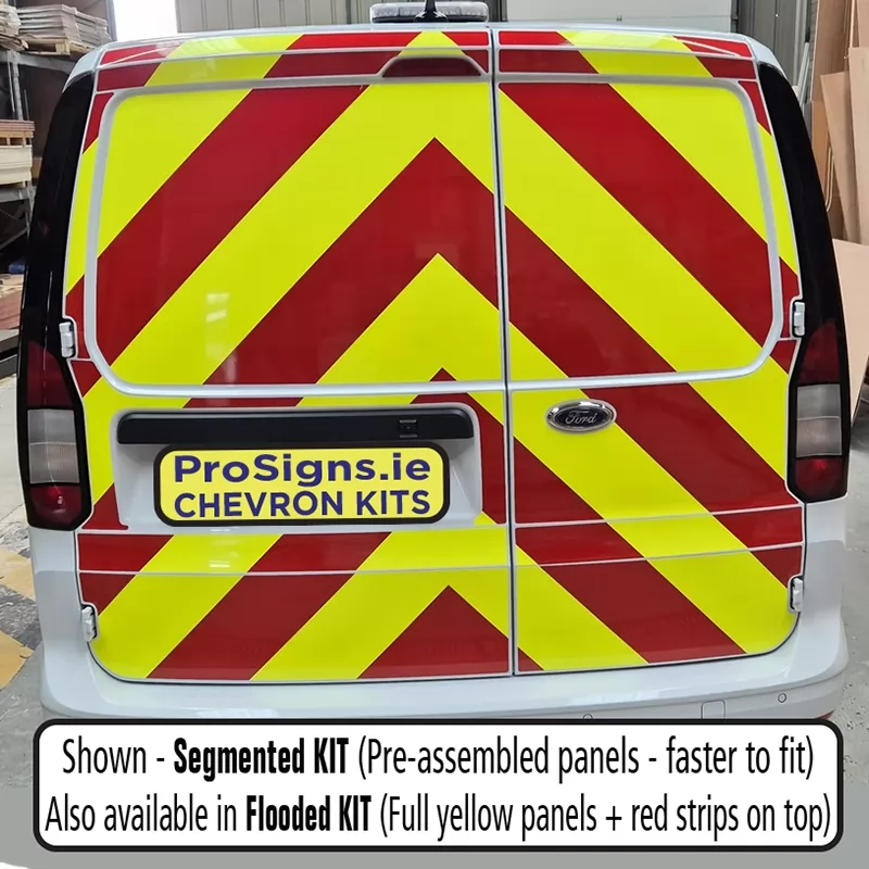 Ford Connect 2024–Present full rear chevron kit fitted (double rear doors)