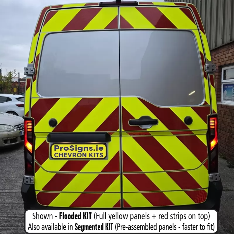 Renault Master 2024–Present MR (H2) no windows chevron kit fitted (double rear doors)