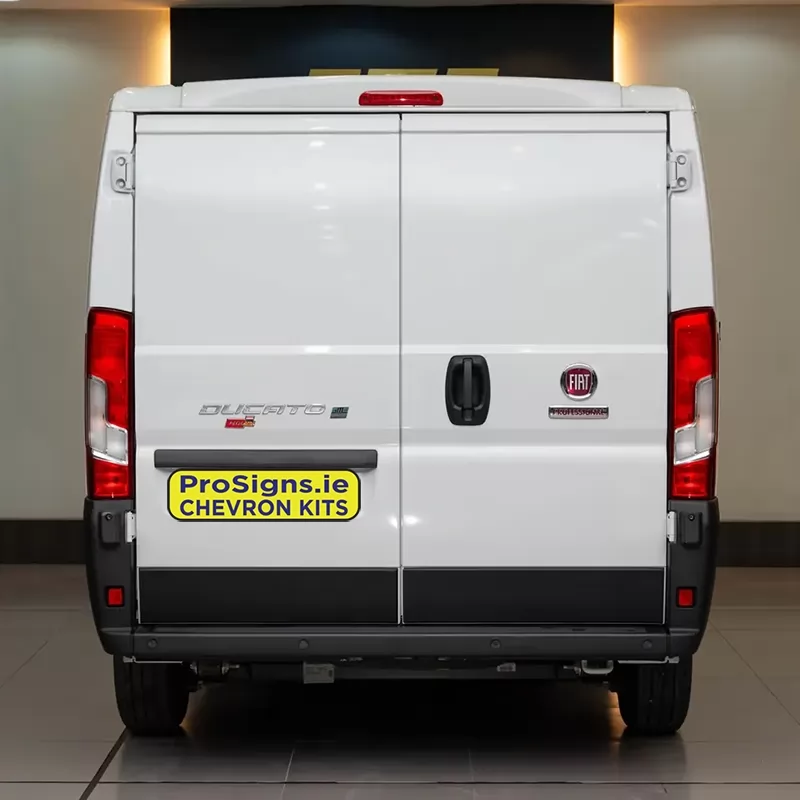 Fiat Ducato 2008–Present LR (H1) rear view van (double rear doors)