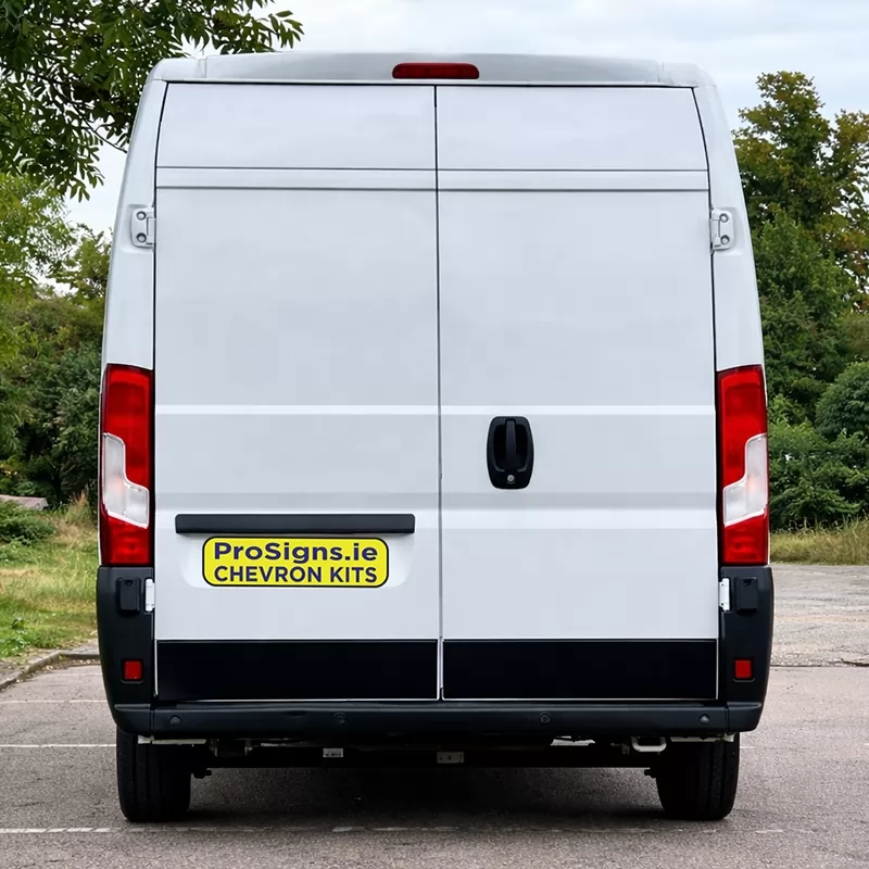 Citroën Relay 2006–Present MR (H2) rear view van (double rear doors)