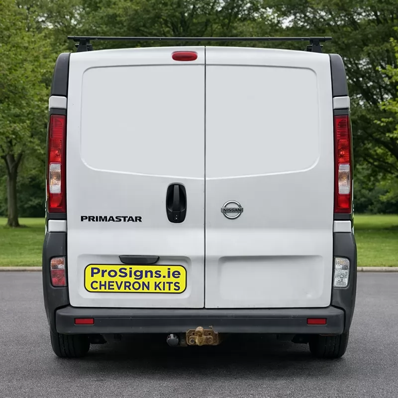 Nissan Primastar 2001–2016 LR (H1) rear view van (double rear doors)