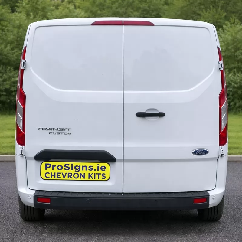 Ford Custom 2013–2023 LR (H1) rear view van (double rear doors)