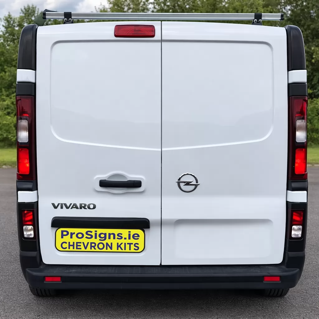 Opel Vivaro 2014–2018 LR (H1) rear view van (double rear doors)