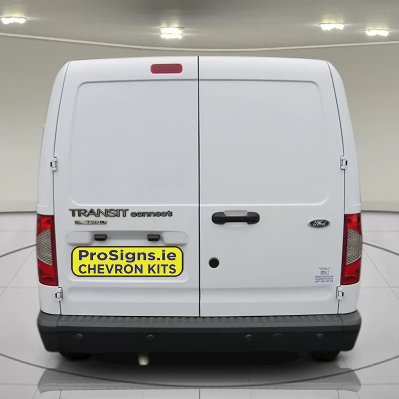 Ford Connect 2002–2013 rear view van (double rear doors)
