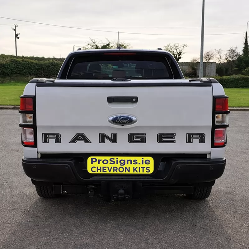 Ford Ranger T6 2012–2022 rear view pickup tailgate