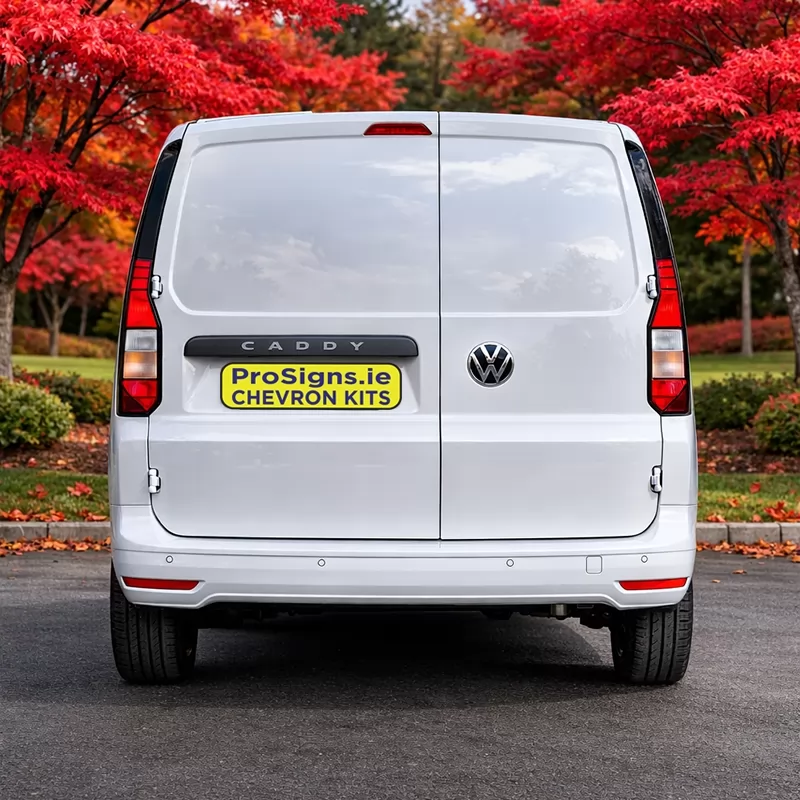 Volkswagen Caddy 2021–Present rear view van (double rear doors)