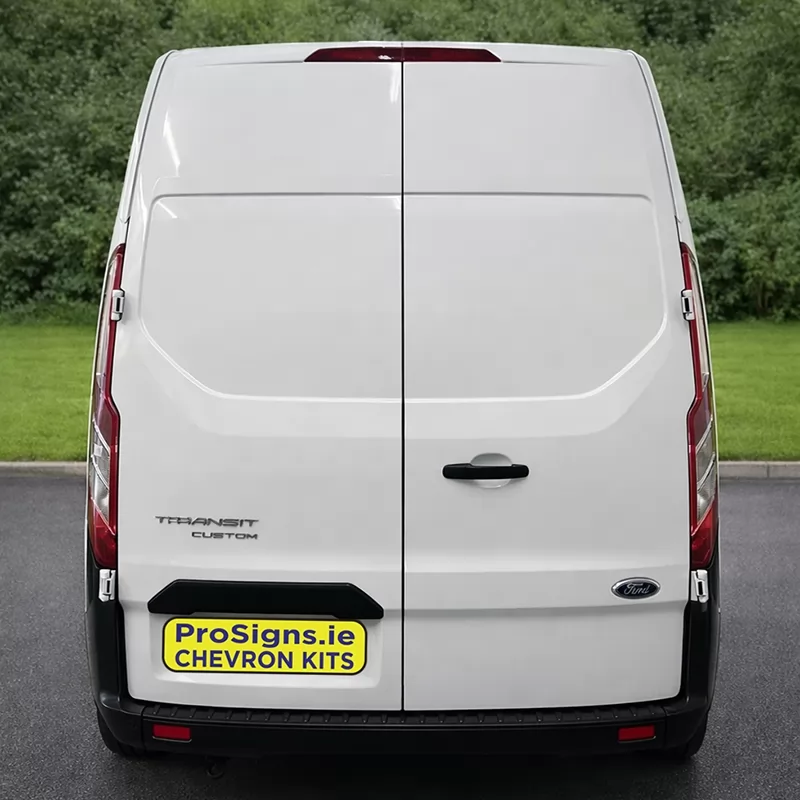 Ford Custom 2013–2023 HR (H2) rear view van (double rear doors)