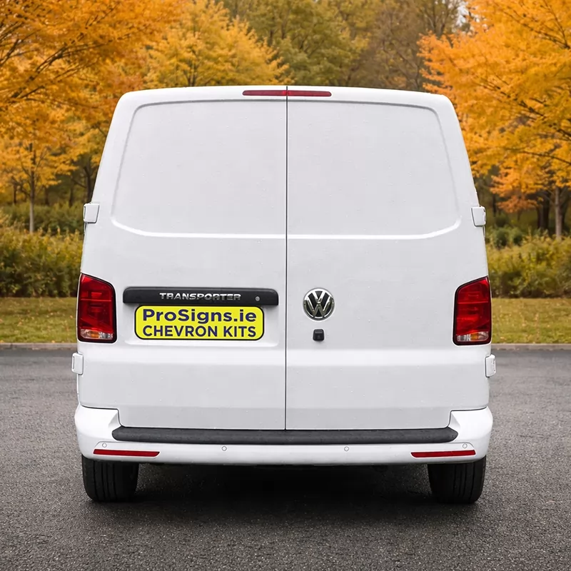 Volkswagen Transporter 2016–2024 rear view van (double rear doors)