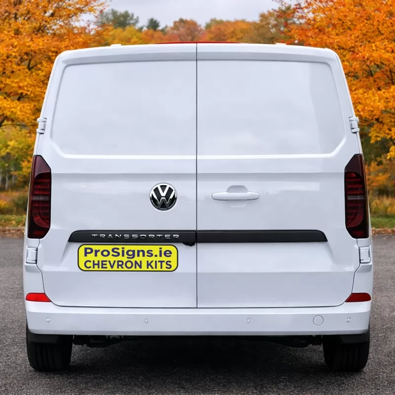 Volkswagen Transporter 2024–Present rear view van (double rear doors)