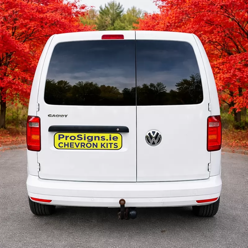 Volkswagen Caddy 2004–2020 rear view van (double rear doors)