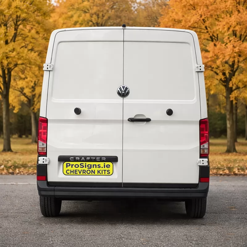 Volkswagen Crafter 2018–Present LR (H1) rear view van (double rear doors)